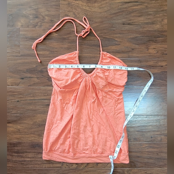Victoria's Secret V-Neck Tie Orange Summer Tank Top Size Small - Picture 10 of 10